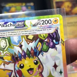 Pokemon Pikachu EX & Marshadow Holo Lot - Surging Sparks - mega evolution - Image 3