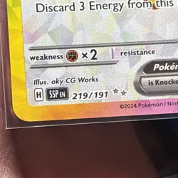 Pokemon Pikachu EX & Marshadow Holo Lot - Surging Sparks - mega evolution - Image 5