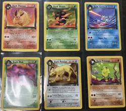 NM Pokemon TCG 1st Edition “Team Rocket” Common/Uncommon Set - Image 3