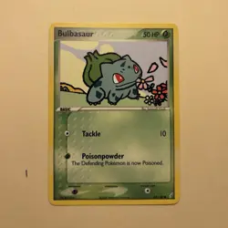 Pokemon TCG Bulbasaur 45/100 EX Crystal Guardians Regular 50 HP 2006 Common - Image 1