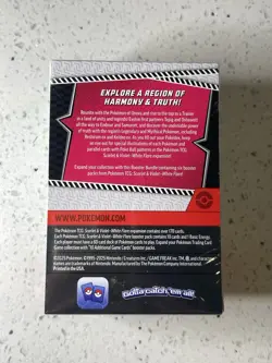 Pokemon Scarlet & Violet White Flare Booster Bundle 6 Packs Reshiram 2025 - Image 3