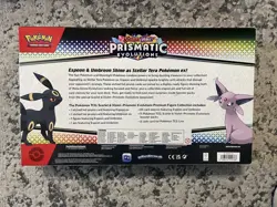Pokemon TCG: Prismatic Evolutions Premium Figure Collection Factory Sealed Box - Image 5