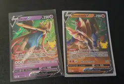 Zacian V & Zamazenta V Pokemon TCG 25th Anniversary 018/025 016/025 Celebrations - Image 1