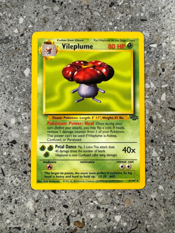 Pokemon TCG Cards Vileplume 31/64 Jungle Rare LP - Image 1