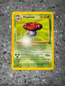 Pokemon TCG Cards Vileplume 31/64 Jungle Rare LP - Image 3