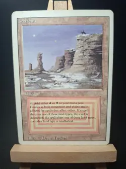 Magic: The Gathering Plateau Dual Land Revised/3rd Edition Lightly Played/LP - Image 2