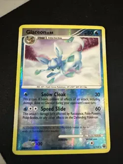 Glaceon LV.44 Reverse HOLO Majestic Dawn Pokemon TCG 5/100 HP Raw Ungraded - Image 1
