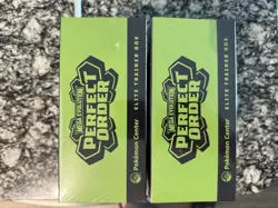 Pokemon TCG: Perfect Order Pokemon Center EXCLUSIVE ETB PKC LOT OF 2 - Image 2