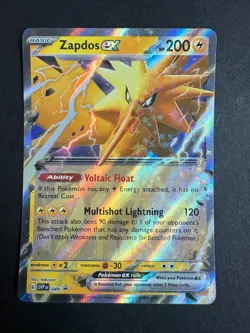 Pokemon Scarlet & Violet Promo: Zapdos EX 49/98 NM - Image 1