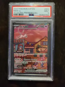 Pokemon- Mew 151 Black Star Promo 2023 # 053 PSA 9 MINT - Image 1