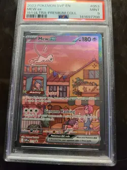 Pokemon- Mew 151 Black Star Promo 2023 # 053 PSA 9 MINT - Image 2