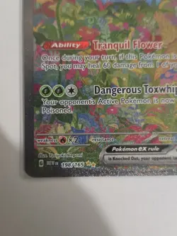 Pokemon TCG Venusaur EX 198/165 SIR Scarlet & Violet 151 NM/M - Image 3