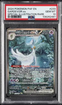 2024 POKEMON PAF EN-PALDEAN FATES SPECIAL ILLUSTRATION RARE GARDEVOIR EX PSA 10 - Image 1