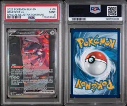 PSA 9 2025 POKEMON BLK EN-BLACK BOLT SPECIAL ILLUSTRATION RARE #169 GENESECT EX - Image 3