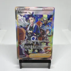 Pokemon Adaman GG57/GG70 Crown Zenith Ultra Rare Full Art Trainer Holo English - Image 1