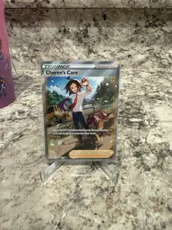 Cheren's Care GG58/GG70 Crown Zenith Galarian Gallery Holo NM Pokemon - Image 1