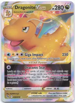 Pokemon GO #050/078 Dragonite VSTAR - Image 1