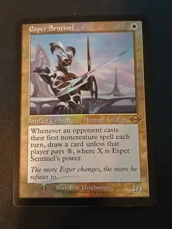MTG Magic the Gathering Esper Sentinel (Retro Frame) Foil Modern Horizons 2 LP - Image 1