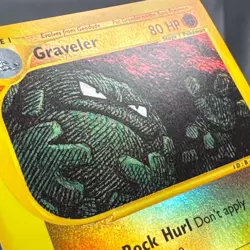 NM- Reverse Holo Graveler 79/165 Uncommon Expedition Base Set Pokemon Aya Kusube - Image 3