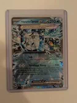 Wellspring Mask Ogerpon EX 027/131 NM/M Prismatic Evolutions Pokemon Card - Image 1