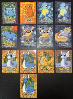 13x Pokemon Topps Blue Logo Lot - Image 1