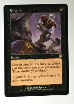 Magic the Gathering * MTG * 1 X Entomb * Odyssey Edition * NP - Image 1