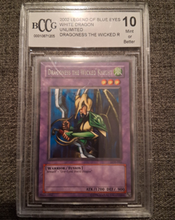 Konami Yu-Gi-Oh! TCG Dragoness the Wicked Knight LOB-086 Rare BCCG 10 - Image 1
