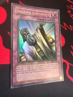 Yugioh Solemn Judgment MRD-127 Metal Raiders 1st Edition LP - Image 2