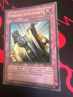Yugioh Solemn Judgment MRD-127 Metal Raiders 1st Edition LP - Image 3