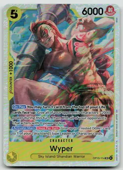 Wyper OP15-114 Super Rare Adventure on Kami's Island OP NM - Image 1