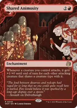 Shared Animosity -Foil Near Mint MTG Wilds of Eldraine: Enchanting Tales - Image 1