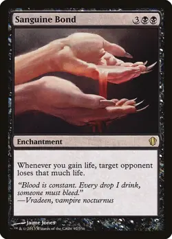 RUSH ENGLISH Lien sanguin - Sanguine Bond NM MTG magic C13 - Image 1