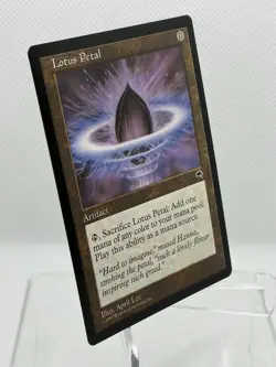 Lotus Petal MTG Tempest Magic the Gathering Artifact Card 1997 NM - Image 2