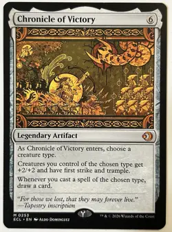Chronicle of Victory 0253 ECL Legendary Artifact Mythic Regular 2026 MTG - Image 1
