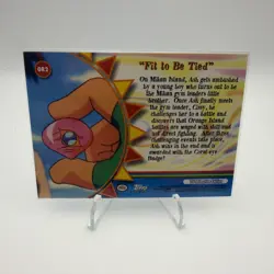 TOPPS POKEMON SERIES “FIT TO BE TIED”FOIL CARD TV ANIMATION Lapras and Blastoise - Image 2