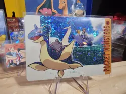 1999 Vintage Pocket Monsters Vending Prism - Lapras #18 - Image 1