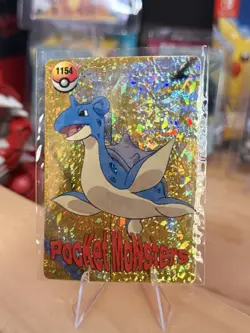 1999 Vintage Pocket Monsters Vending Prism - Lapras Golden #1154 Grail Charizard - Image 1