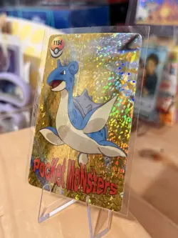 1999 Vintage Pocket Monsters Vending Prism - Lapras Golden #1154 Grail Charizard - Image 2