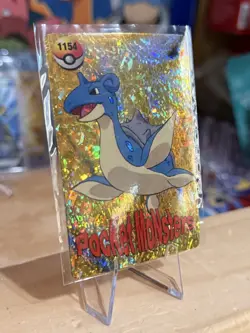 1999 Vintage Pocket Monsters Vending Prism - Lapras Golden #1154 Grail Charizard - Image 3