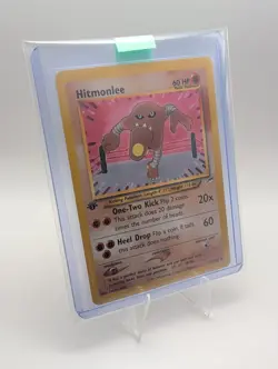 Hitmonlee - 42/105 1st Edition English Neo Destiny Pokemon Card LP - Image 3