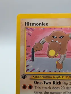 Hitmonlee - 42/105 1st Edition English Neo Destiny Pokemon Card LP - Image 5