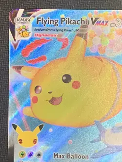 Pokemon TCG Flying Pikachu VMAX Celebrations 007/025 Holo Ultra Rare - Image 3