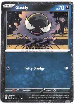 Gastly (Cosmos Holo) 123/217 Holo Miscellaneous Cards & Products Pokemon NM - Image 1