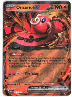 Oricorio ex 018/094 Double Rare Phantasmal Flames Pokemon - Image 1