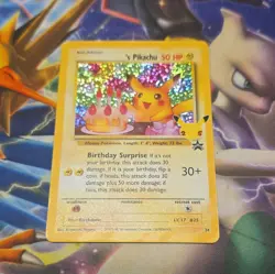 Birthday Pikachu Promo Holo 50 HP - Image 2