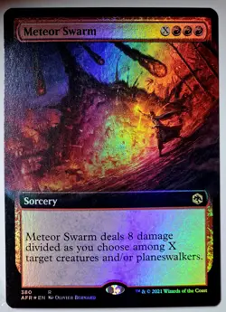 Meteor Swarm (Extended Art) Adventures in the Forgotten Realms Foil - Image 1