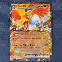 Ethan's Ho-Oh ex 39/182 - Destined Rivals - Rare Holo Pokemon Card - NM - Image 1