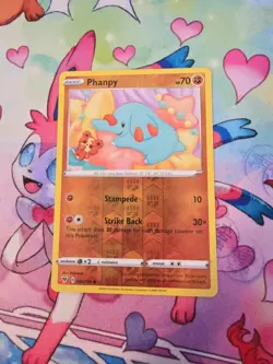 Pokemon : SWSH VIVID VOLTAGE PHANPY 086/185 COMMON REVERSE-NM - Image 1