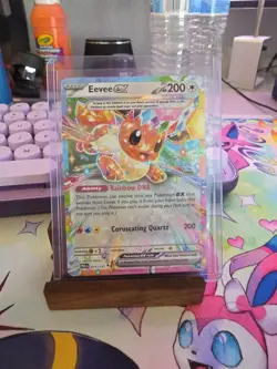 Pokemon TCG Eevee EX 075/131 Prismatic Evolutions Double Rare - Image 1