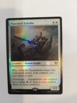 Puresteel Paladin Commander Masters Foil - Image 1